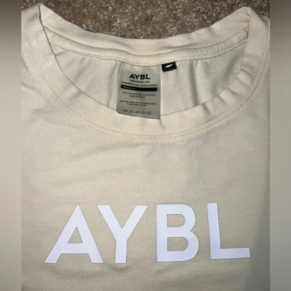 AYBL Crop Tee Short Sleeve Shirt Size Small - Picture 4 of 6